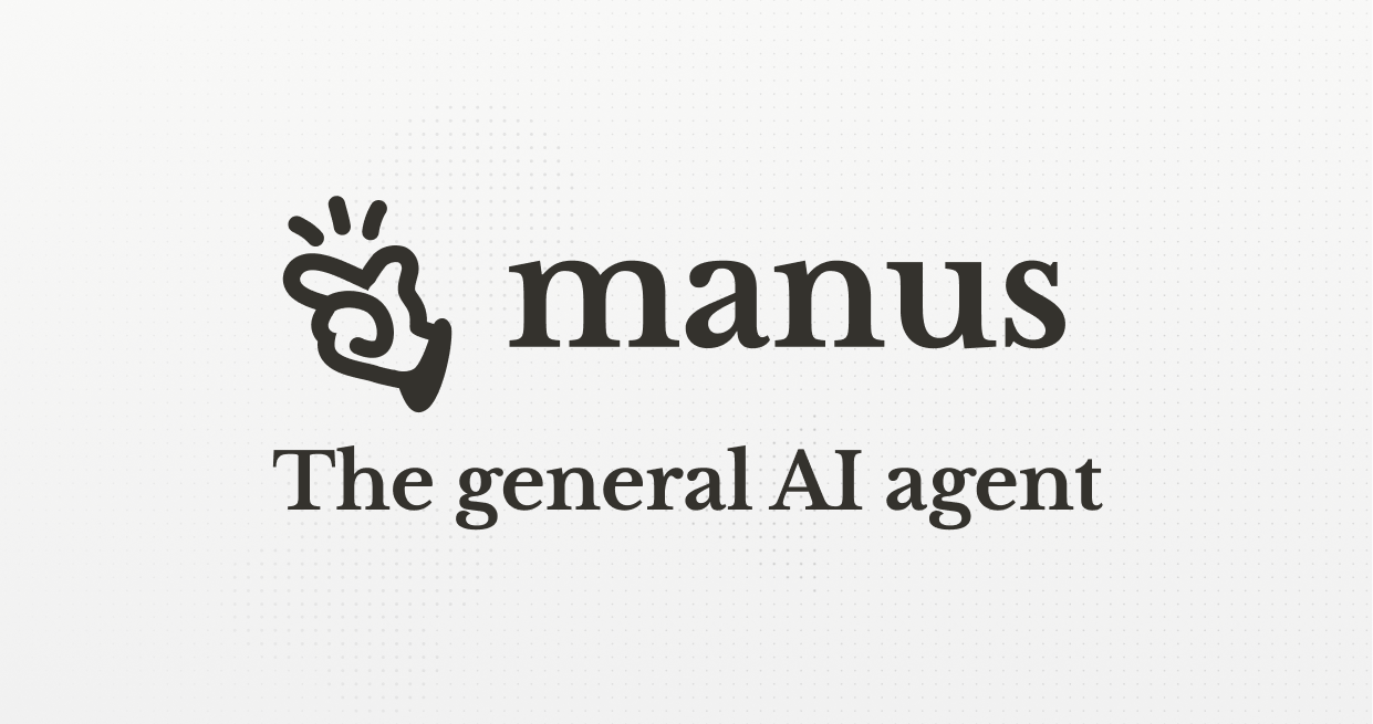 Manus AI Agent 官方封面